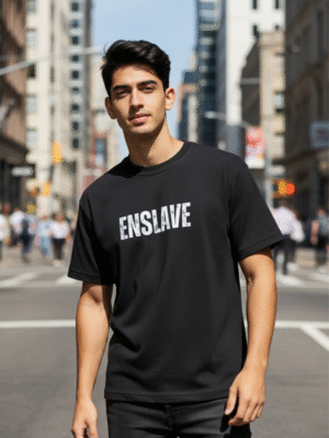 Oversize Tshirt Black-Enslave Series