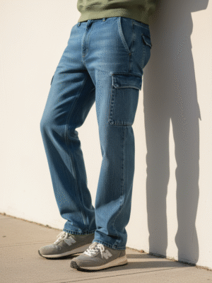 Baggy Denim Purple Blue Jeans-Dripp Series