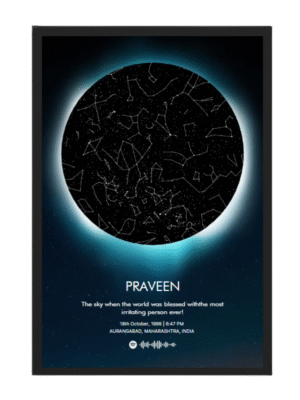 Personalized Star Map with Spotify Song Code